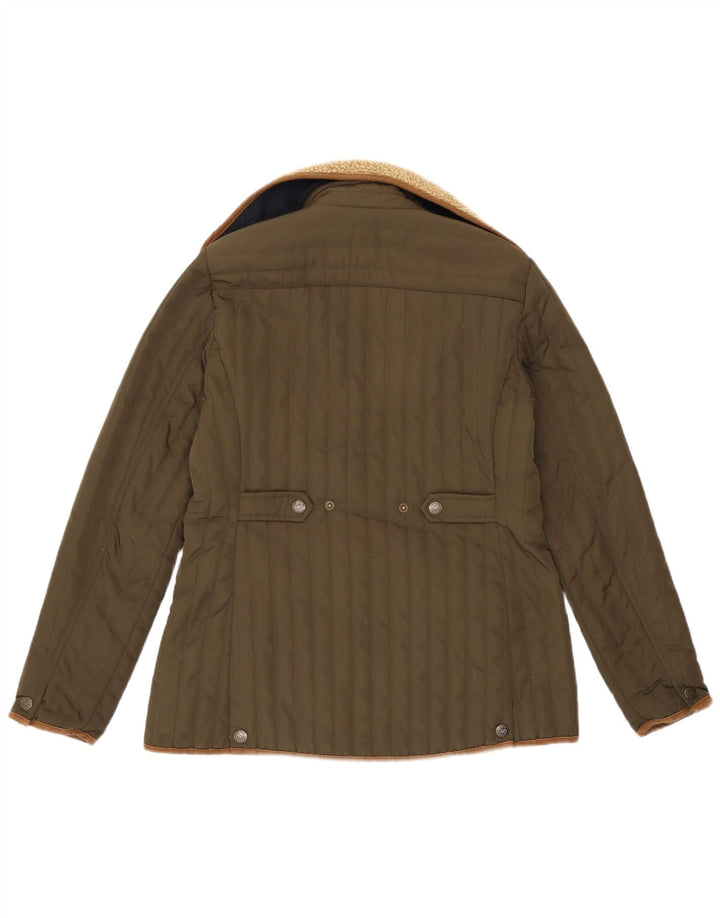 Crew Clothing Γυναικείο μπουφάν UK 12 Medium Khaki Polyester