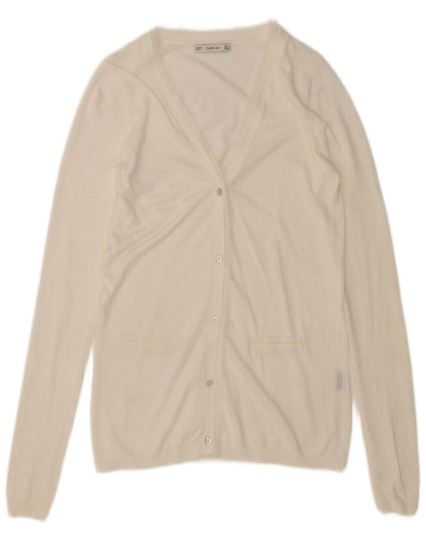 Zara Γυναικείο πουλόβερ UK 10 Small White