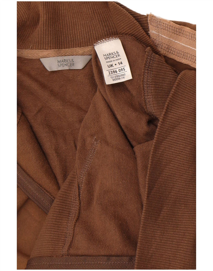 Γυναικεία αθλητική φόρμα Marks & Spencer Top Jacket UK 14 Large Brown Colourblock