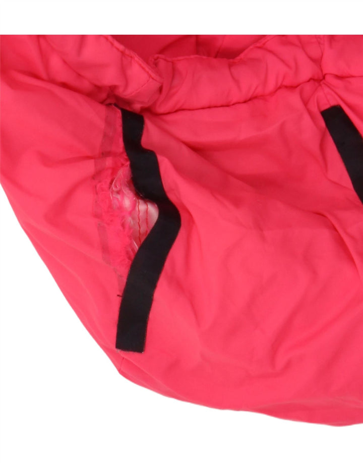 Γυναικείο μπουφάν με κουκούλα SUPERDRY UK 10 Small Pink Nylon