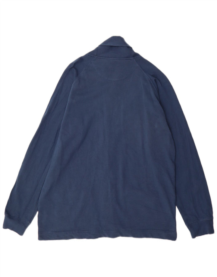Chaps Ανδρική αθλητική φόρμα Top Jacket Large Navy Blue από βαμβάκι