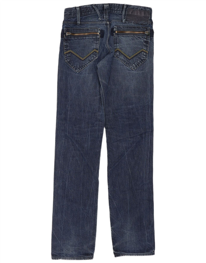Energe Γυναικείο Liam Straight Jeans W31 L36 Μπλε βαμβακερό