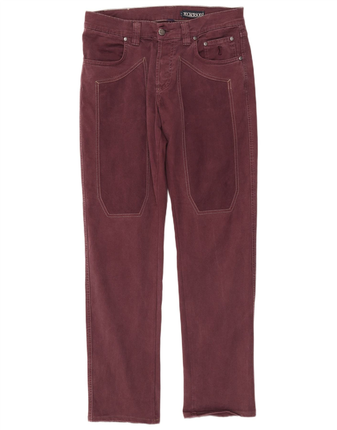 Ανδρικό τζιν Jeckerson ίσιο W32 L31 βαμβακερό καφέ