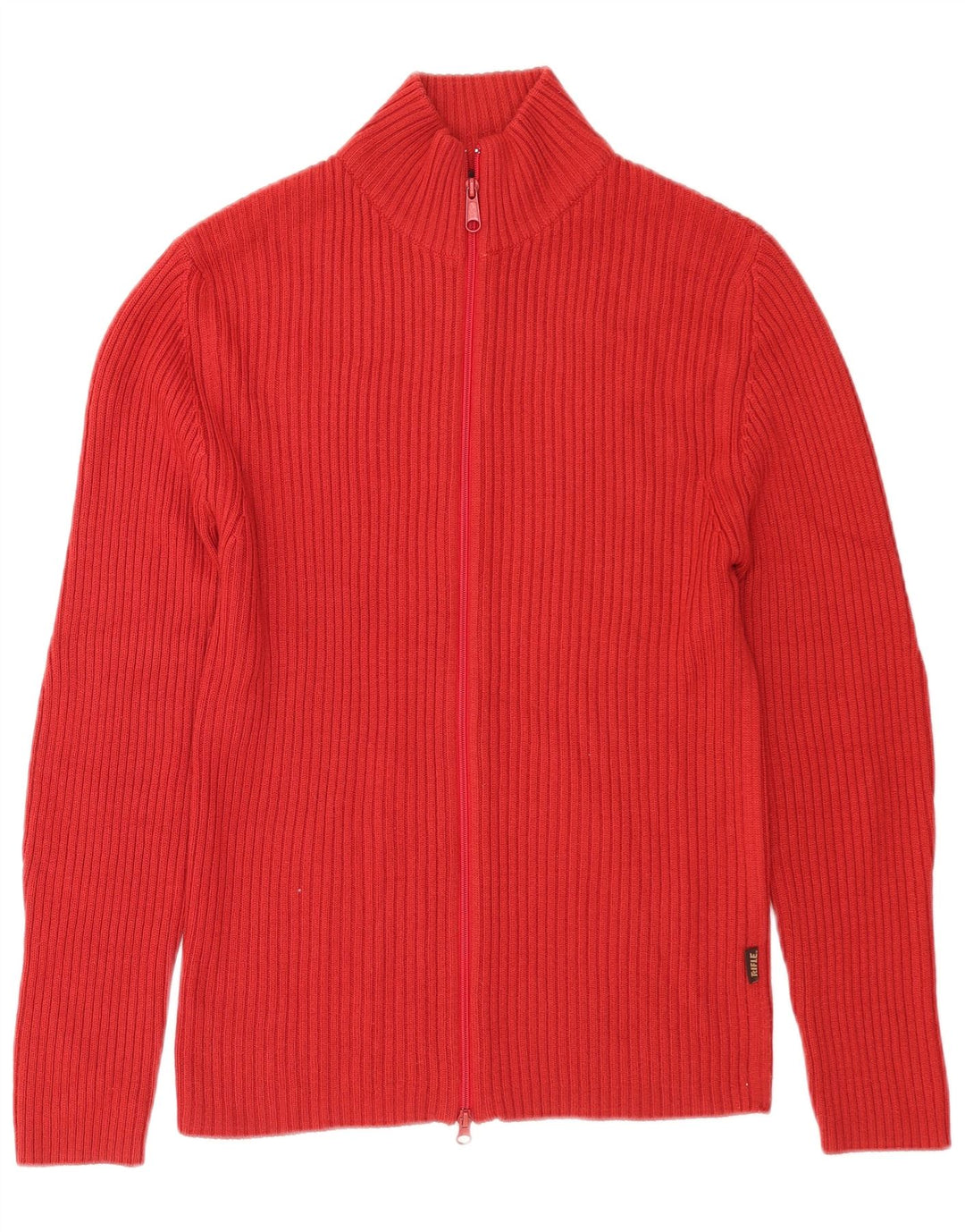 Ανδρικό πουλόβερ Rifle Cardigan Μεγάλο Κόκκινο Μαλλί Merino