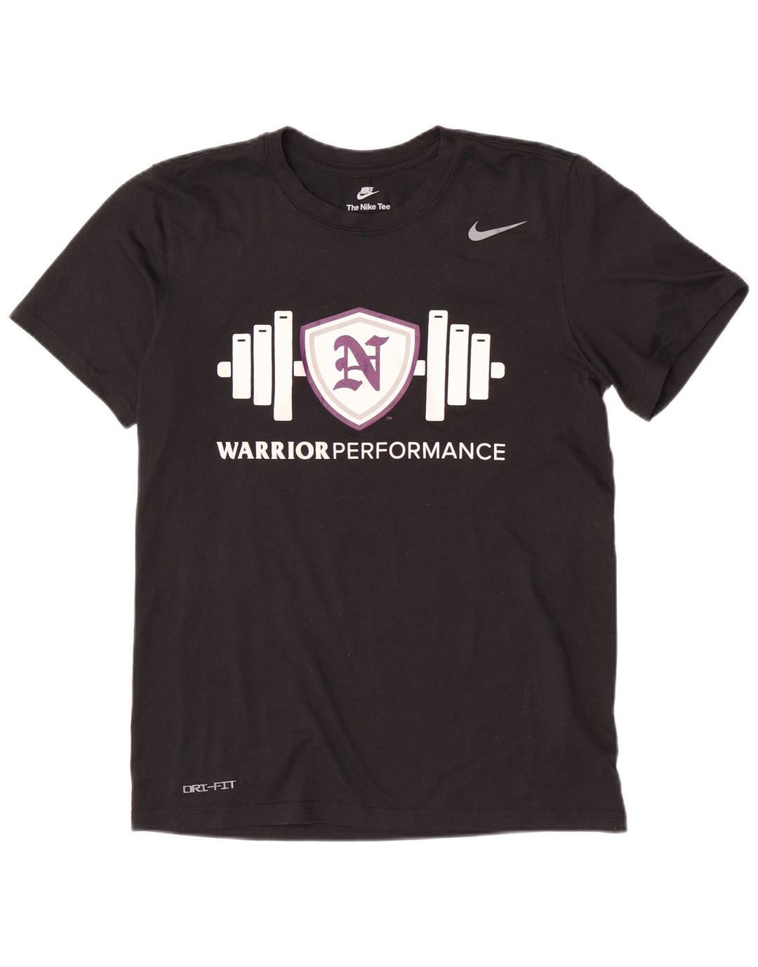 Ανδρικό γραφικό μπλουζάκι Nike, ανδρικό Dri Fit, μικρό μαύρο πολυεστέρα