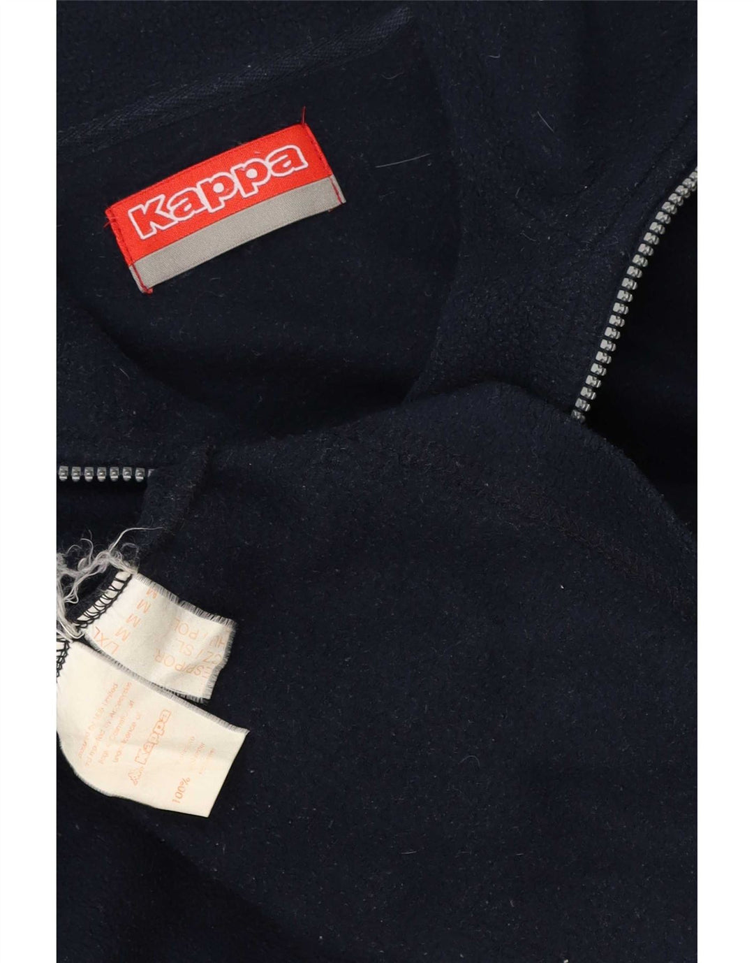 Kappa Ανδρικό φερμουάρ με φερμουάρ Fleece Jumper Medium Navy Blue Polyester