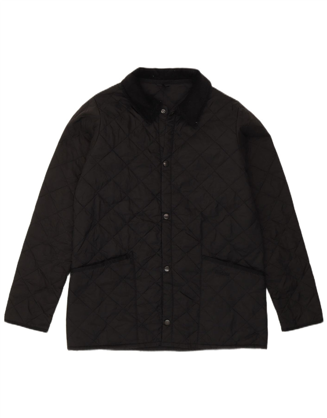 Μπουφάν Barbour Boys Quilted Quilted Jacket 12-13 Years XL Black Polyester