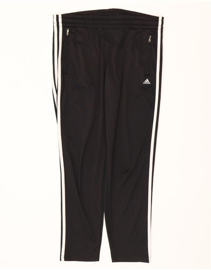 Γυναικεία αθλητική φόρμα ADIDAS Climalite UK 12 μεσαίο μαύρο πολυεστέρα