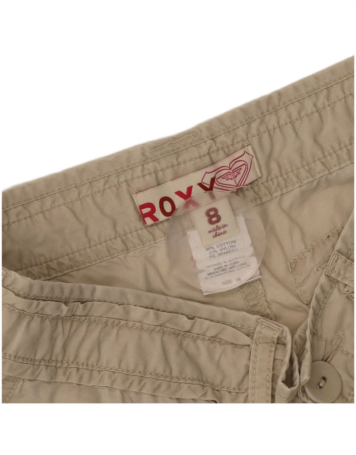 Roxy Γυναικείο Hot Παντελόνι UK 8 Small W32 Beige βαμβακερό