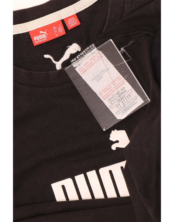 Ανδρικό γραφικό μπλουζάκι Puma Top μεγάλο καφέ βαμβακερό