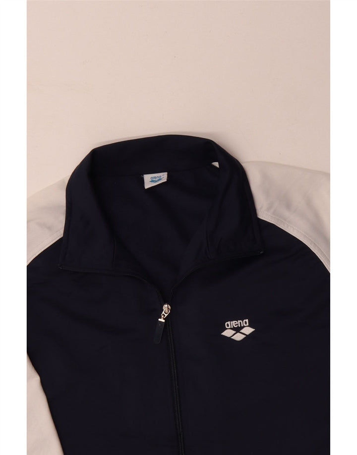 Ανδρική φόρμα γυμναστικής γραφική ARENA Top Jacket Medium Navy Blue Colourblock