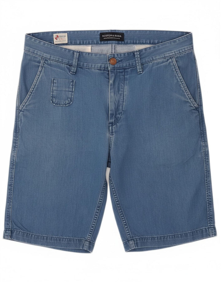 Ανδρικό τζιν σορτς Scotch & Soda W32 Βαμβακερό μεσαίο μπλε