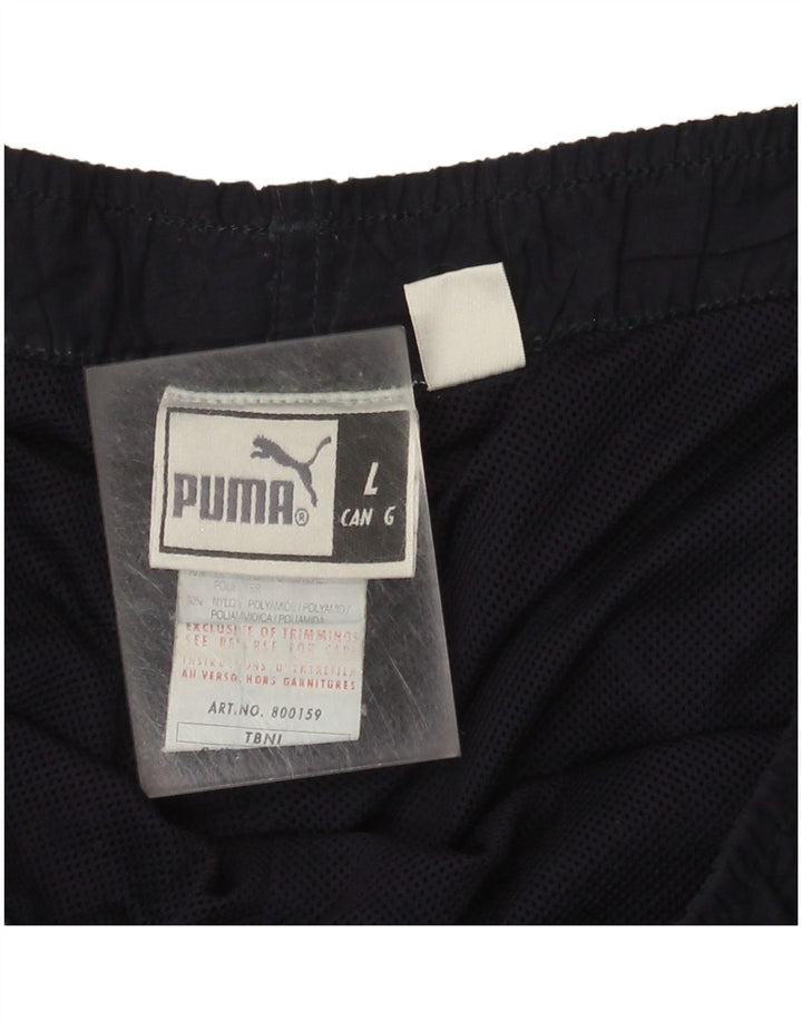 Puma Γυναικεία φόρμα παντελόνι UK 16 Large Navy Blue Polyester
