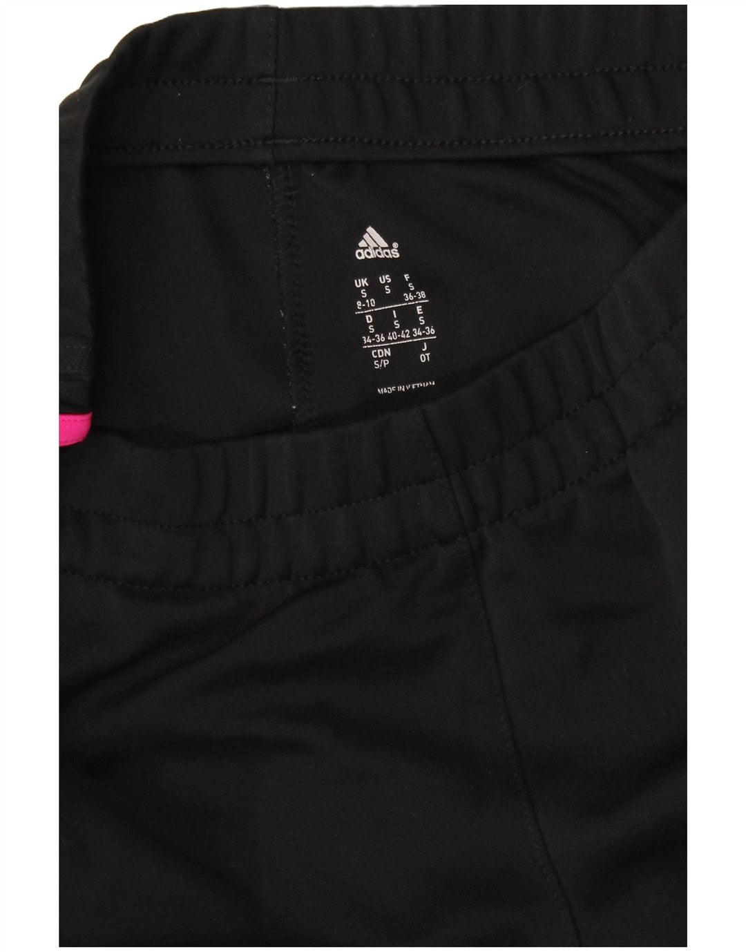 Γυναικεία αθλητική φόρμα Adidas Παντελόνι UK 8/10 Small Black Polyester