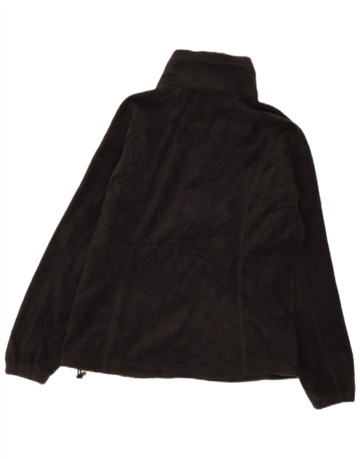 Columbia Γυναικείο Fleece Jacket UK 40 μεγάλο μαύρο πολυεστέρα