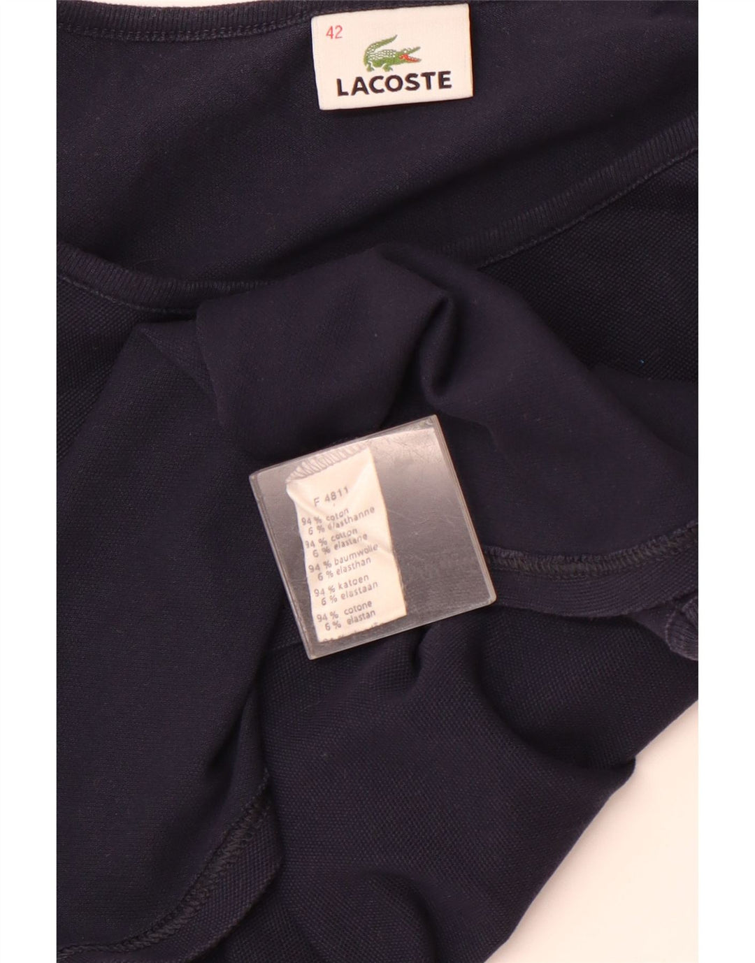 Γυναικείο γιλέκο LACOSTE Top Size 42 Large Navy Blue Βαμβακερό