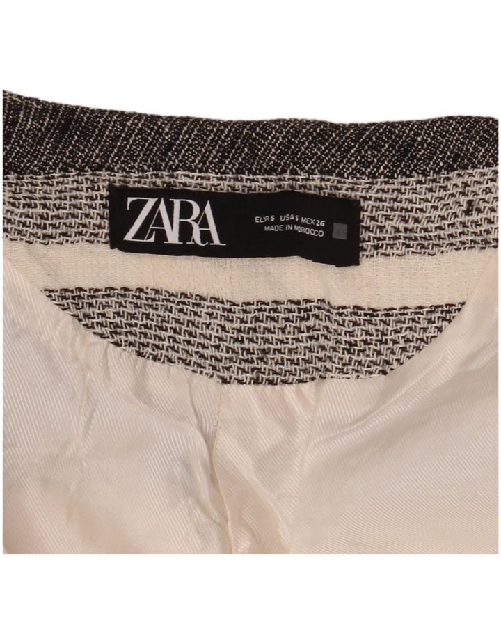 Zara Γυναικείο μπουφάν Bolero UK 10 Small Off White ριγέ