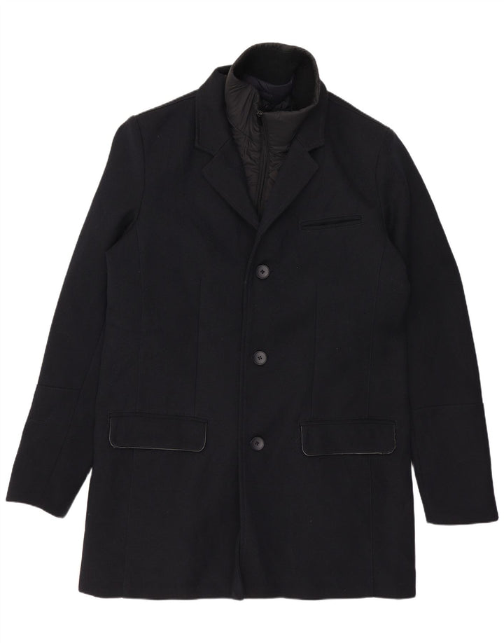 Ανδρικό πανωφόρι Jules UK 40 Large Navy Blue Cotton