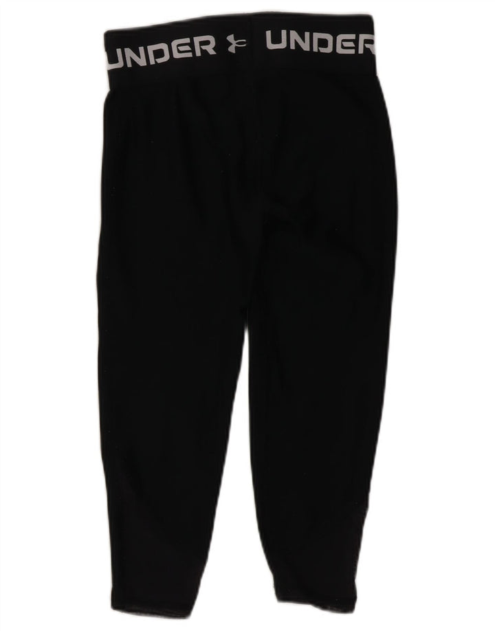 Under Armour Girls Graphic Capri κολάν 7-8 ετών Small Black Polyester