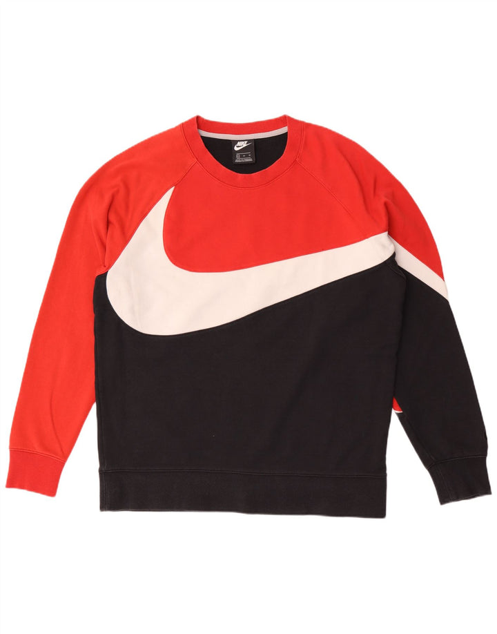 Ανδρικό γραφικό φούτερ Nike Jumper XL Red Colourblock Βαμβακερό