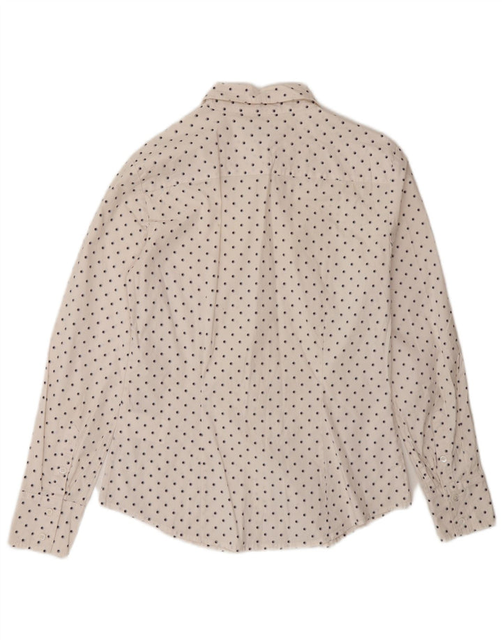 Max & Co. Γυναικείο πουκάμισο UK 10 Small White Spotted Cotton