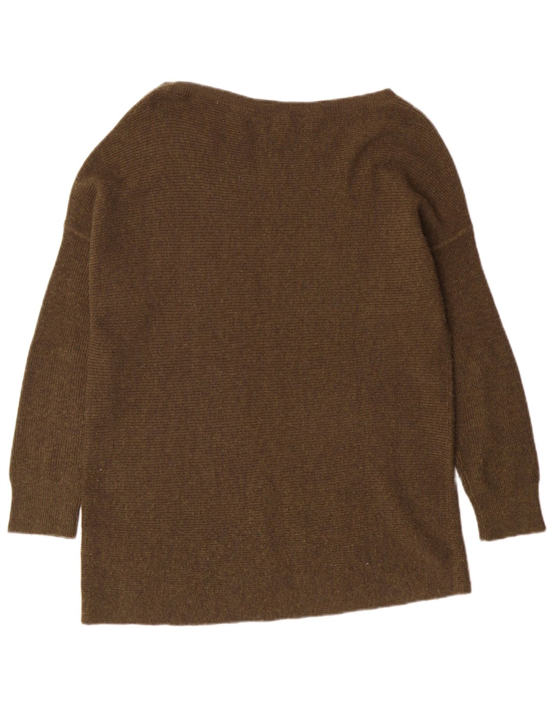 J. Crew Γυναικείο πουλόβερ με λαιμό σκάφος UK 10 Small Khaki Wool