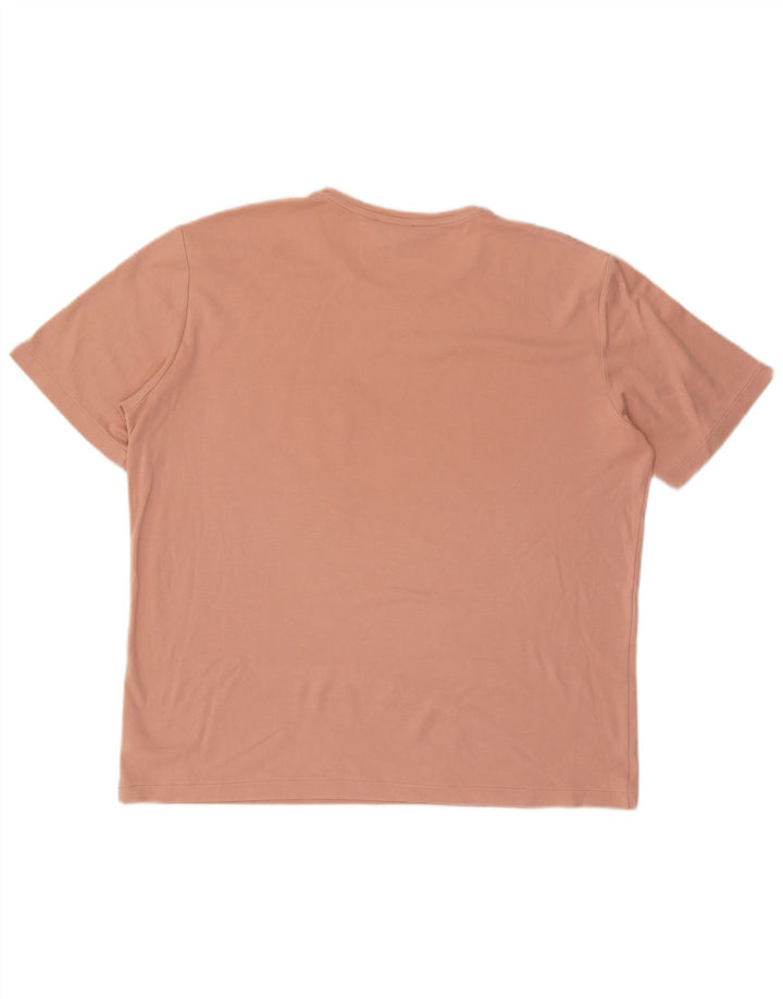 Ανδρικό T-Shirt Cos Top μεγάλο ροζ βαμβακερό