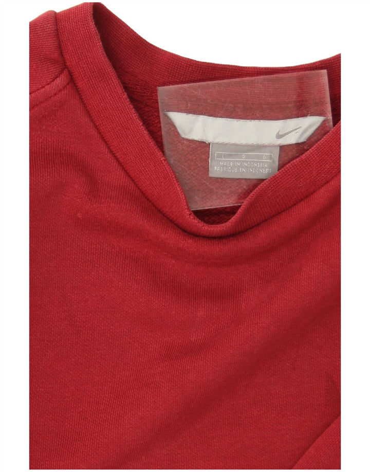 Ανδρικό φούτερ Nike Jumper μεγάλο κόκκινο βαμβακερό
