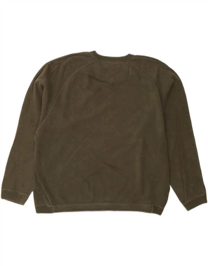 TOMMY BAHAMA Mens V-Neck Jumper Sweater 2XL Khaki Vintage Tommy Bahama and Second-Hand Tommy Bahama from Messina Hembry 