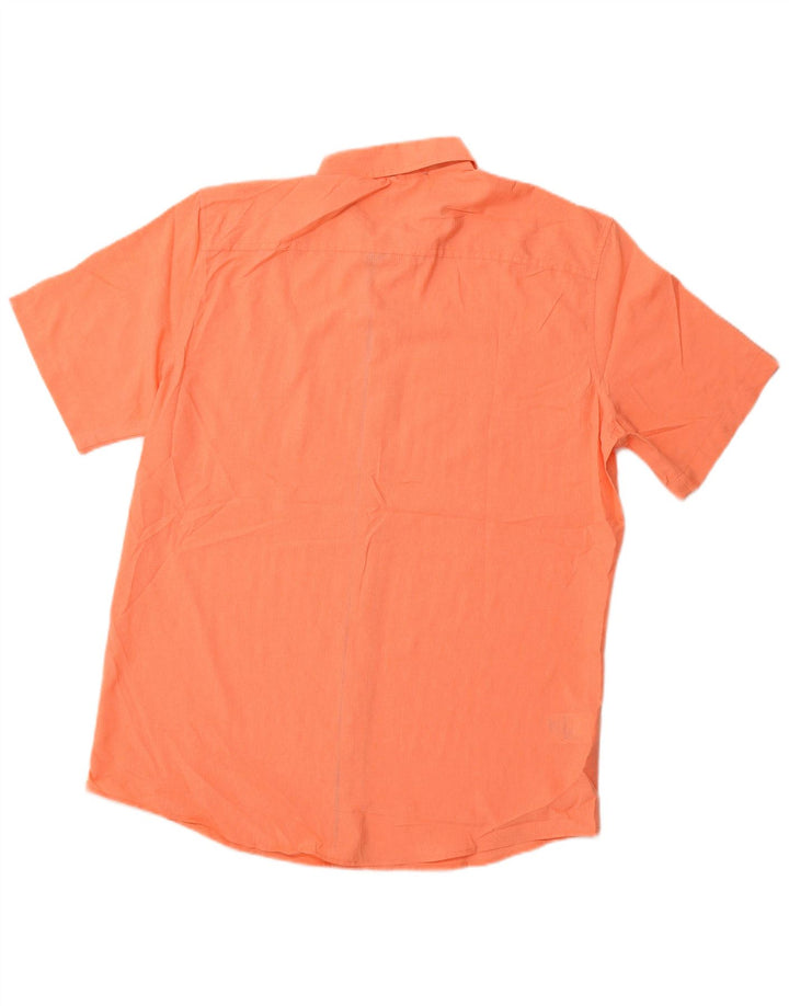 EDDIE BAUER Ανδρικό κοντομάνικο πουκάμισο Classic Classic Fit Μεγάλο Πορτοκαλί