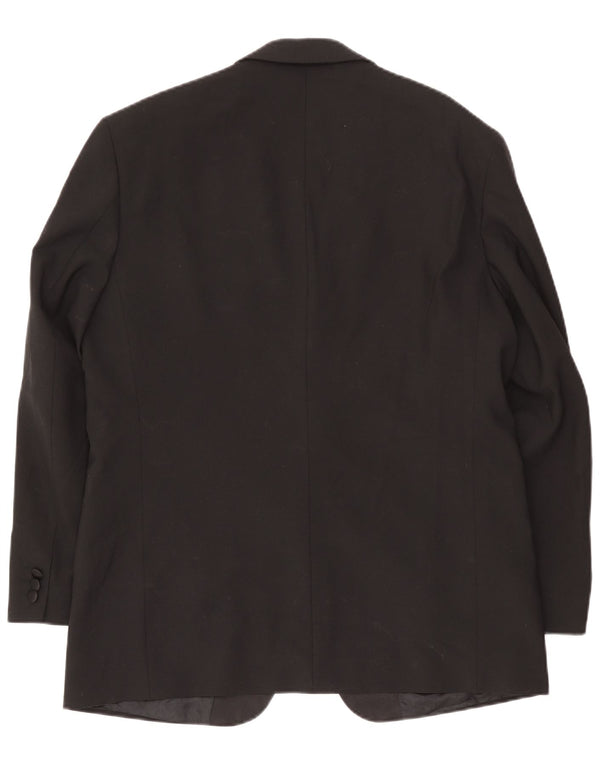 Marks & Spencer Ανδρικό μπουφάν blazer UK 42 μεγάλο μαύρο πολυεστέρα