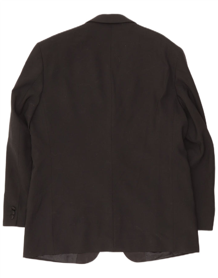 Marks & Spencer Ανδρικό μπουφάν blazer UK 42 μεγάλο μαύρο πολυεστέρα