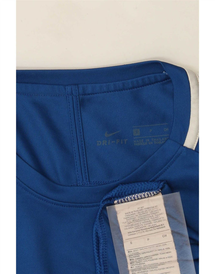 Ανδρικό μπλουζάκι Nike Dri Fit Top Small Blue Colorblock Polyester