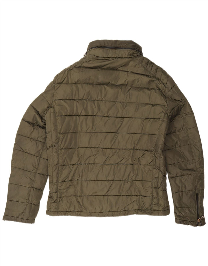 Zara Ανδρικό μπουφάν με κουκούλα UK 40 Large Khaki Nylon