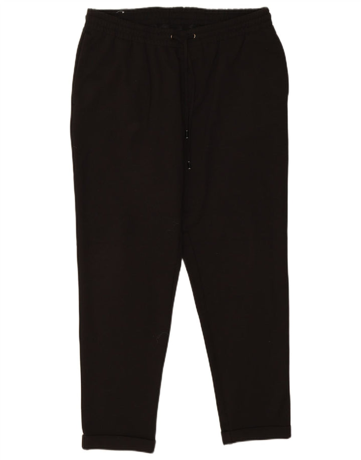 Zara Ανδρικό Slim Chino Παντελόνι Μεγάλο W32 L27 Μαύρο Πολυεστέρα