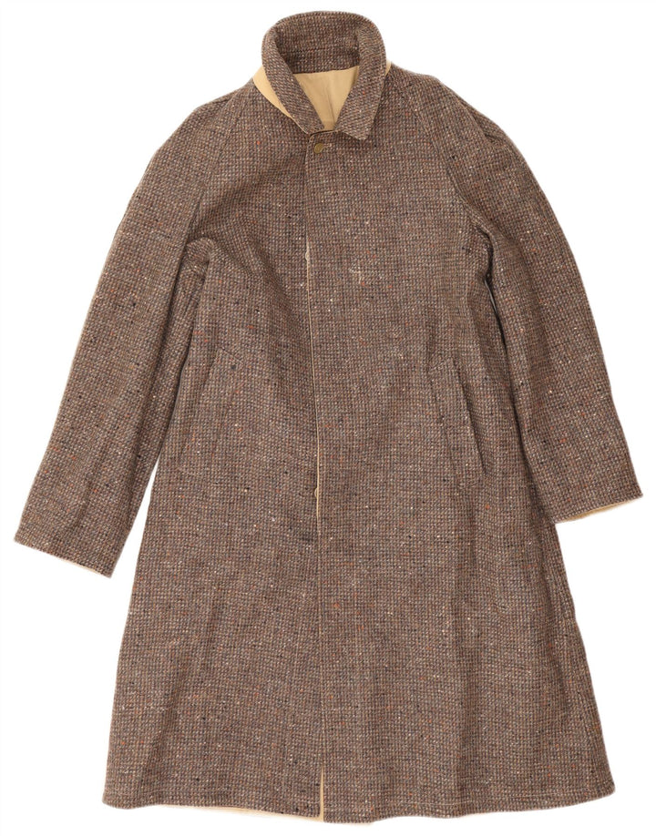 Ανδρικό παλτό Diolen Reversible UK 36 Small Khaki Virgin Wool