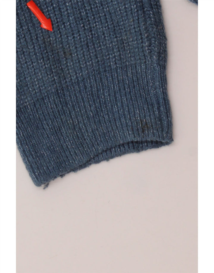 Ανδρικό πουλόβερ Marks & Spencer Crew Neck Jumper 2XL Blue Polyamide