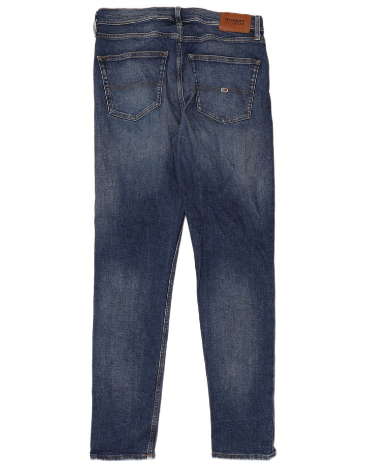 TOMMY HILFIGER Mens Slim Jeans W32 L34 Blue Cotton