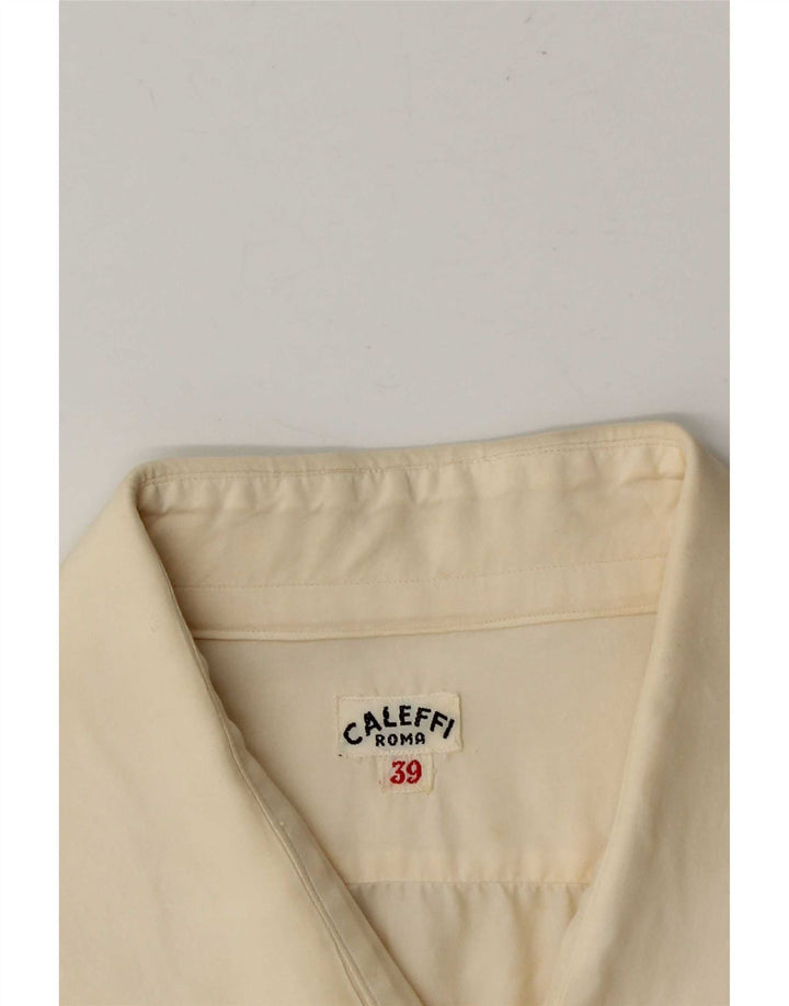 Ανδρικό πουκάμισο Caleffi 39 Medium Off White