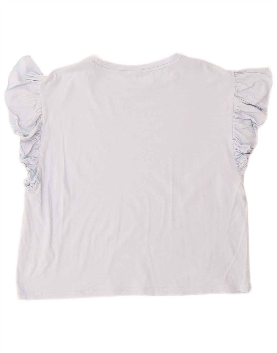 Zara Γυναικείο T-Shirt Top UK 14 Medium Blue