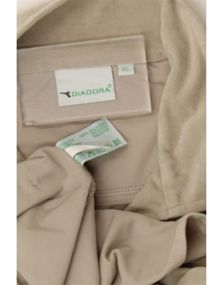 Ανδρική φόρμα Diadora Top Jacket XL Beige Polyester