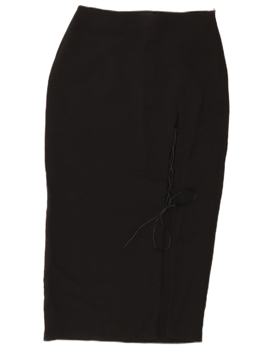 Zara Γυναικεία Ψηλόμεση Pencil Φούστα Medium W28 Μαύρο Πολυεστέρας