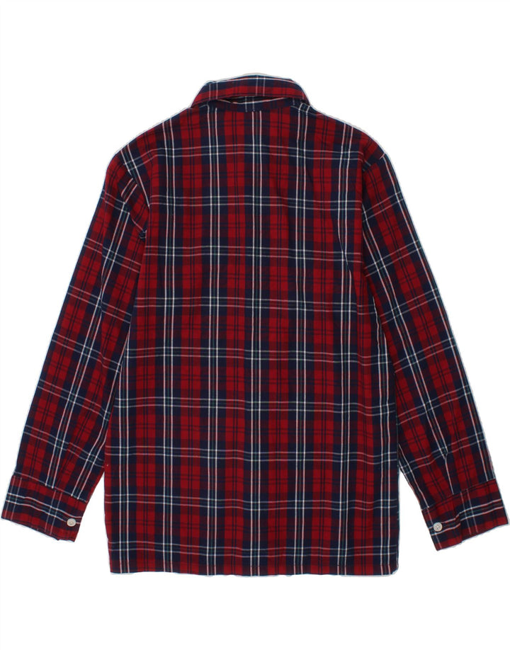 IZOD Boys Regular Shirt 7-8 Years Red Check Cotton Vintage Izod and Second-Hand Izod from Messina Hembry 