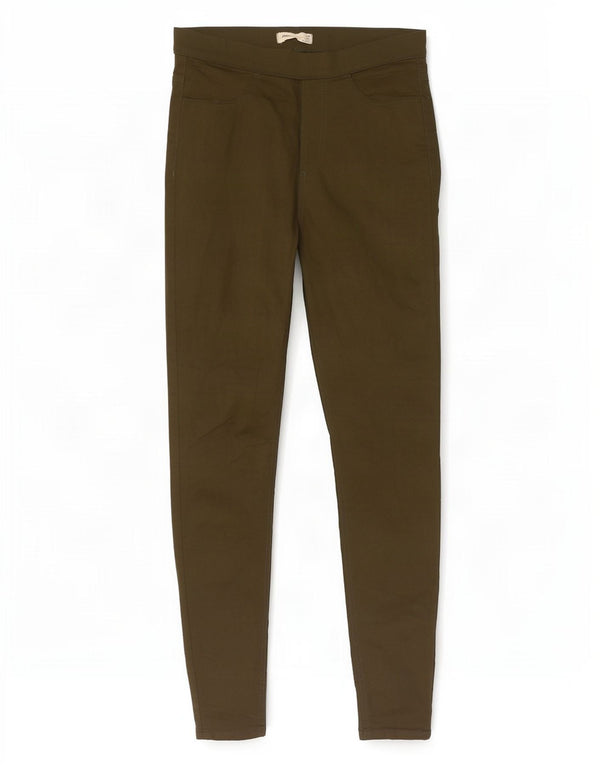 Marks & Spencer Γυναικεία Jegging Τζιν UK 10 Small W28 L30 Χακί βαμβάκι