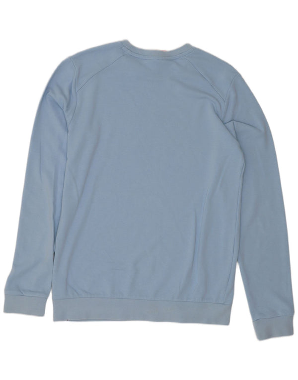 Γραφικό Φούτερ Adidas Boys Jumper 15-16 ετών Μπλε βαμβακερό