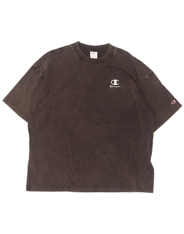 Ανδρικό T-Shirt Champion Top 2XL Μαύρο βαμβακερό