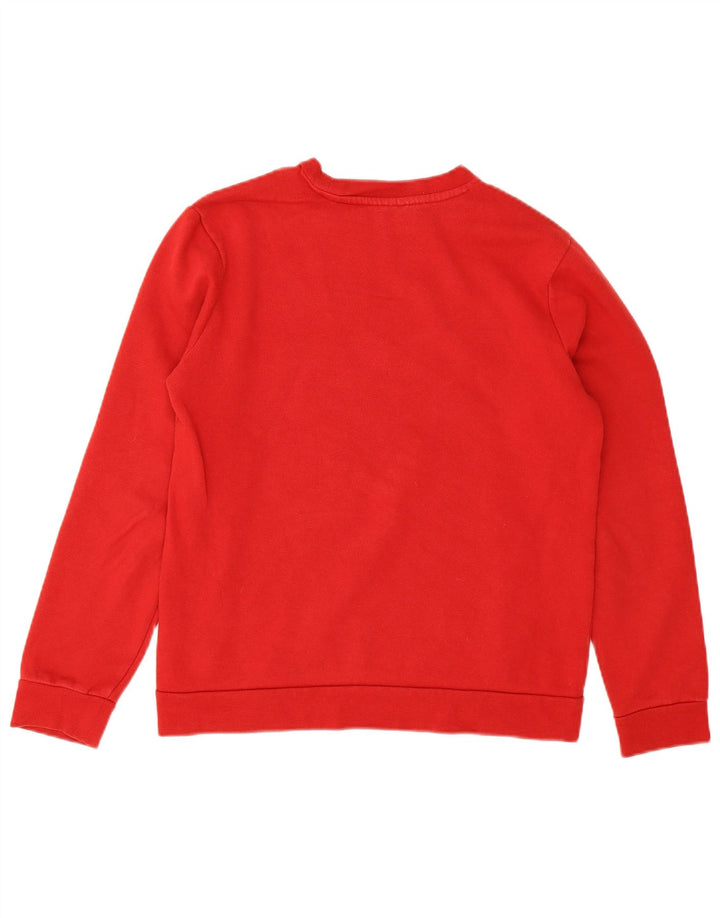 Φούτερ Adidas Boys Jumper 13-14 ετών Κόκκινο βαμβακερό