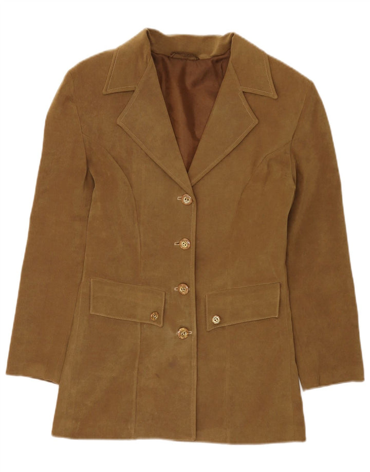 Vintage γυναικείο μπουφάν blazer UK 10 Small Khaki