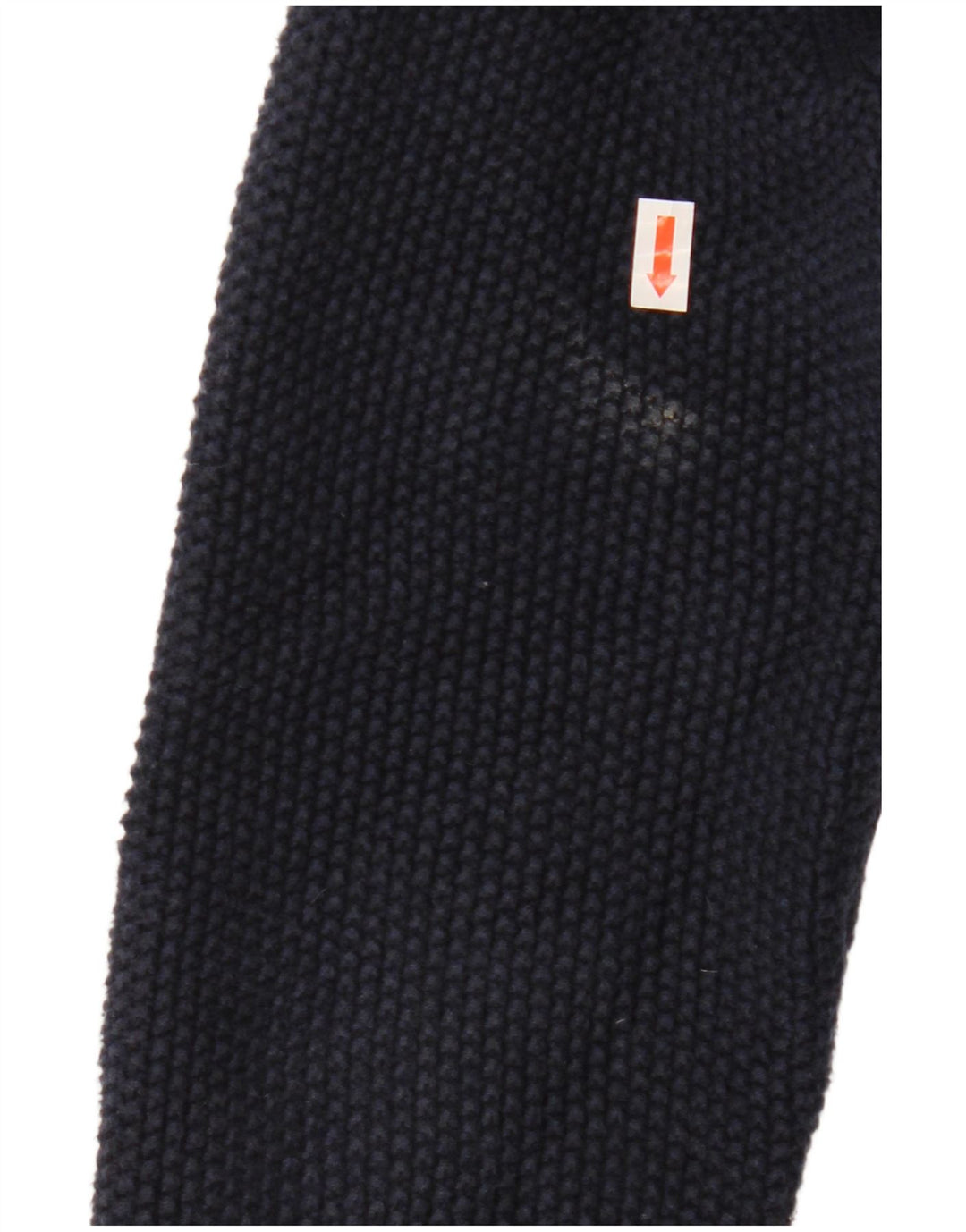 CREW CLOTHING Γυναικεία ανοιχτή ζακέτα πουλόβερ UK 14 Medium Navy Blue Cotton