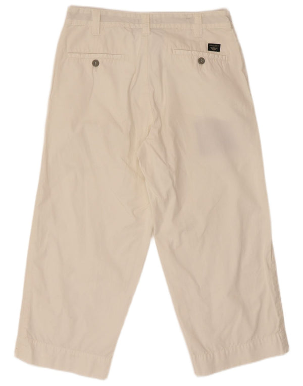 Dockers Γυναικείο ίσιο παντελόνι Capri W31 L22 Off White